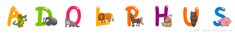Adolphus im Tieralphabet