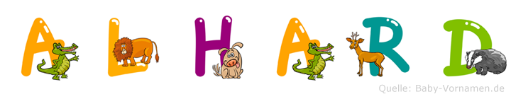 Alhard im Tieralphabet