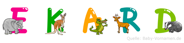 Ekard im Tieralphabet
