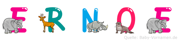 Ernö im Tieralphabet