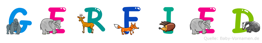 Gerfied im Tieralphabet