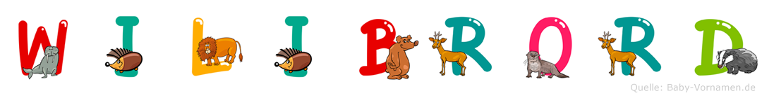 Wilibrord im Tieralphabet