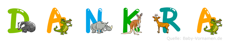 Dankra im Tieralphabet