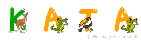 Kata im Tieralphabet