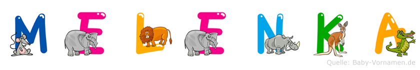 Melenka im Tieralphabet