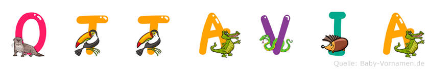 Ottavia im Tieralphabet