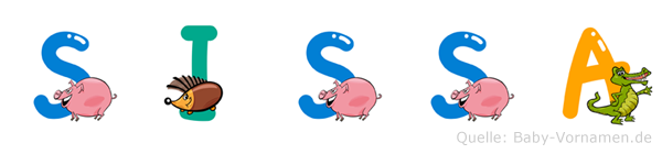Sissa im Tieralphabet