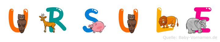 Ursule im Tieralphabet