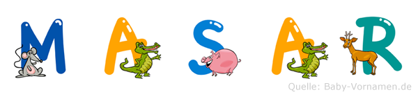 Masar im Tieralphabet