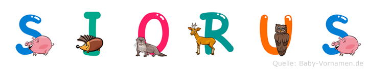 Siorus im Tieralphabet