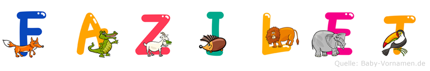 Fazilet im Tieralphabet