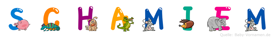 Schamiem im Tieralphabet