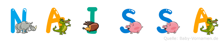 Naissa im Tieralphabet