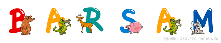 Barsam im Tieralphabet