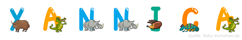Yannica im Tieralphabet