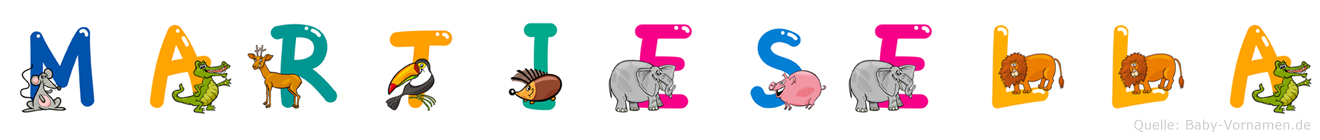 Martiesella im Tieralphabet