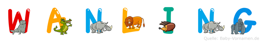 Wanling im Tieralphabet