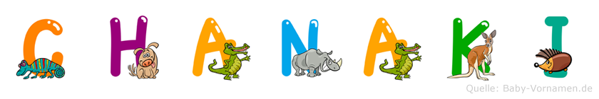 Chanaki im Tieralphabet