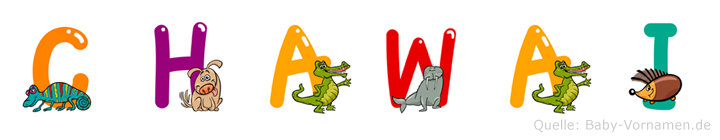 Chawai im Tieralphabet