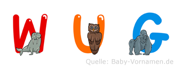 Wug im Tieralphabet
