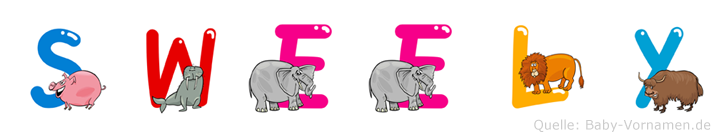 Sweely im Tieralphabet