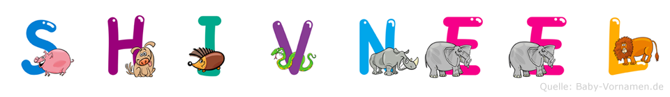 Shivneel im Tieralphabet