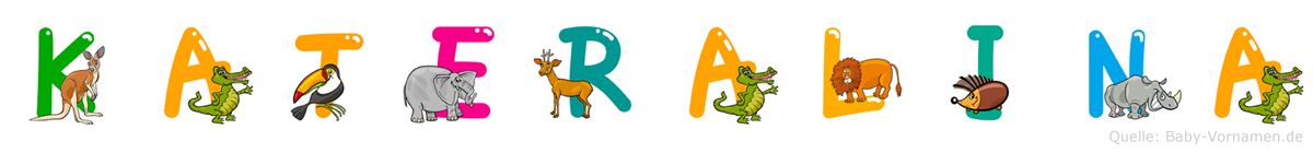 Kateralina im Tieralphabet