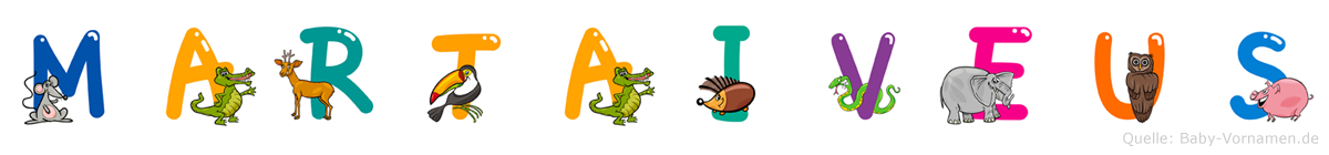 Martaiveus im Tieralphabet
