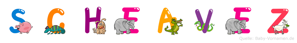 Scheavez im Tieralphabet