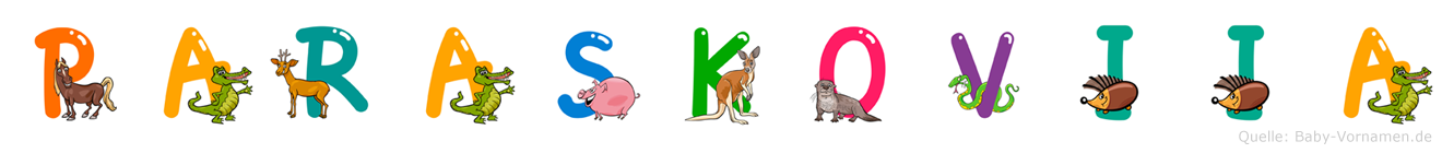 Paraskoviia im Tieralphabet