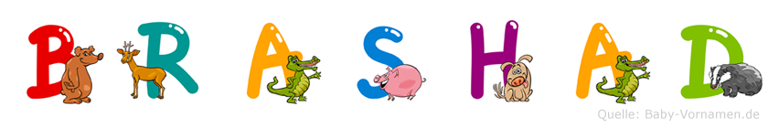 Brashad im Tieralphabet