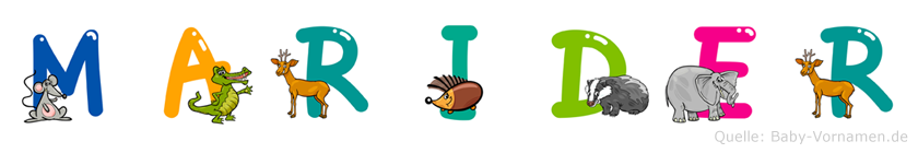 Marider im Tieralphabet