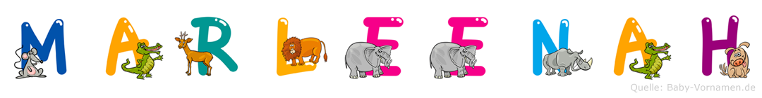 Marleenah im Tieralphabet
