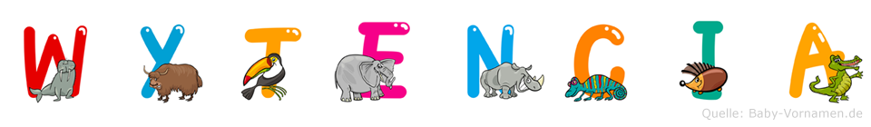 Wytencia im Tieralphabet