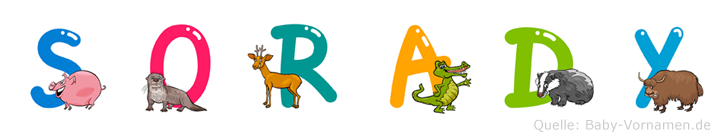 Sorady im Tieralphabet