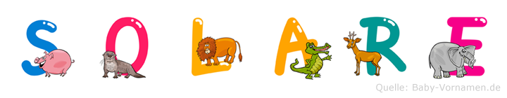 Solare im Tieralphabet