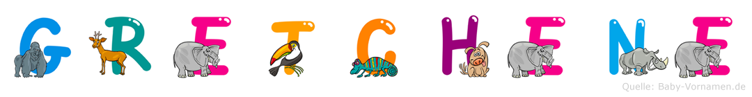 Gretchene im Tieralphabet