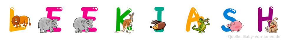 Leekiash im Tieralphabet