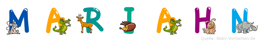 Mariahn im Tieralphabet