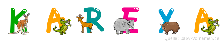 Kareya im Tieralphabet