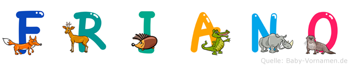 Friano im Tieralphabet