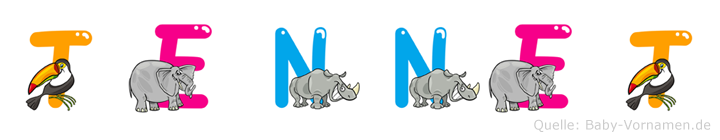 Tennet im Tieralphabet