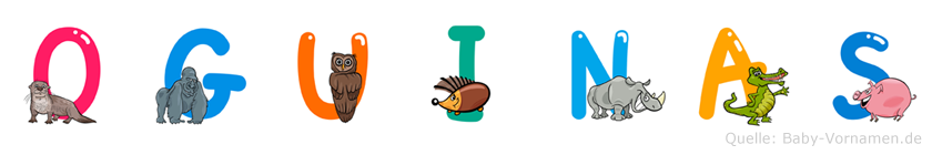 Oguinas im Tieralphabet