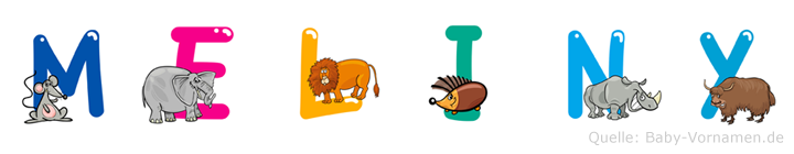 Meliny im Tieralphabet