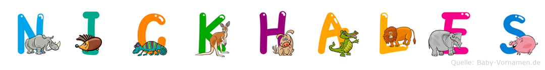 Nickhales im Tieralphabet