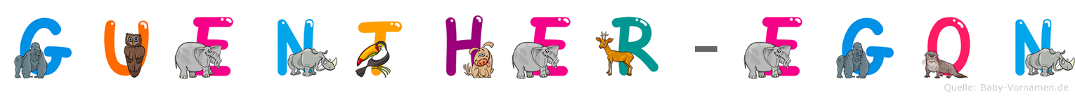Günther-Egon im Tieralphabet