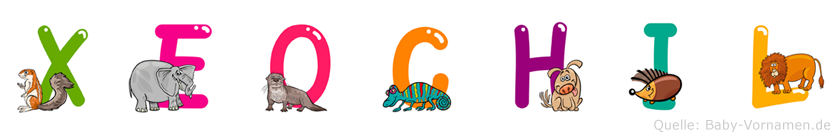 Xeochil im Tieralphabet