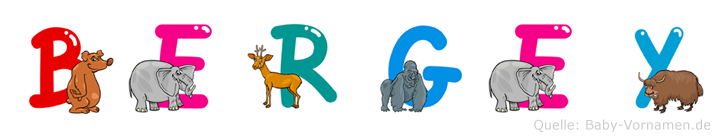 Bergey im Tieralphabet