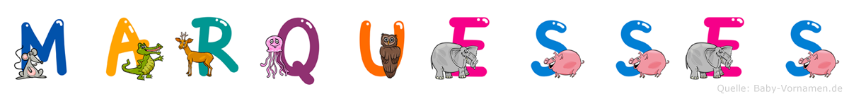 Marquesses im Tieralphabet
