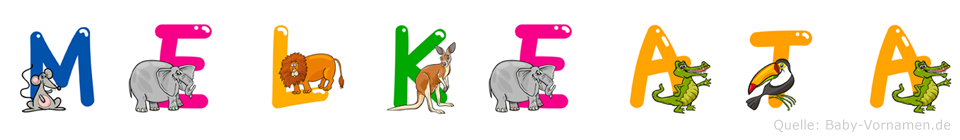 Melkeata im Tieralphabet